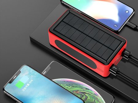 99000mAh Qi Solar Wireless Charging Power Bank Fashion