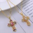 Luxury Zircon Cross Necklace For Discount