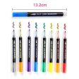 12-color Outline Metallic Markers Hot on Sale