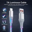 7A 100W Flow Luminous USB Type C Cable p4a Online Sale