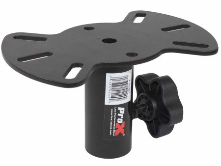 B-Stock: ProX X-SSMP-BLK Speaker Stand Mounting Plate for Speakers and Accessories Supply