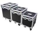 B-Stock: ProX XS-UTL49 PKG3, ATA Style Road Cases Large, Medium and Small Size with Wheels - Package of 3 Supply