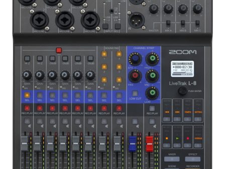 Zoom LiveTrak L-8 Portable 8-Channel Digital Mixer Online