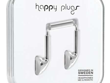 Happy Plugs EarBud - Silver (Deluxe Edition) Online