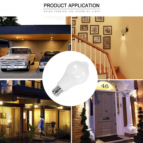 12W PIR Motion Sensor Light Bulb Online now