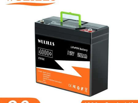 12V 20Ah LiFePo4 Battery. Fashion