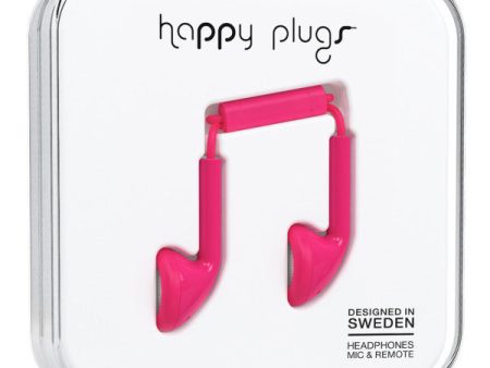 Happy Plugs Earbud (Cerise) For Sale