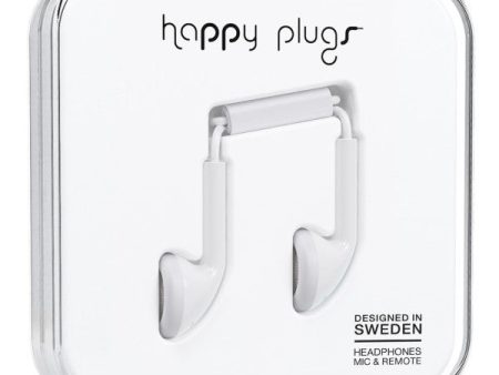 Happy Plugs Earbud (White) Sale