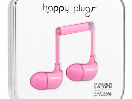 Happy Plugs In-Ear (Pink) Online Sale