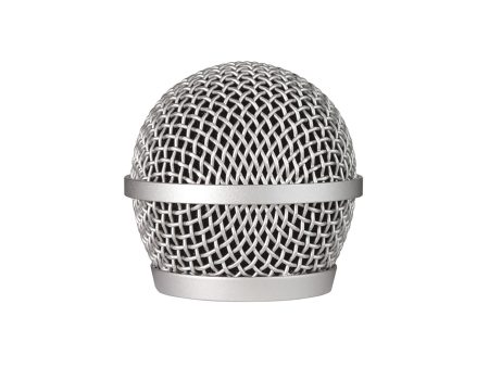 Shure RPMP48G, Replacement Grille for PGA48 Vocal Microphone - Silver on Sale