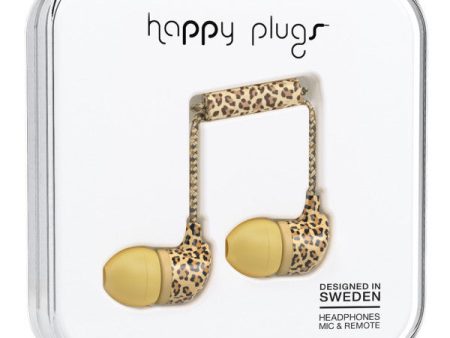 Happy Plugs In-Ear - Leopard (UNIK Edition) Discount