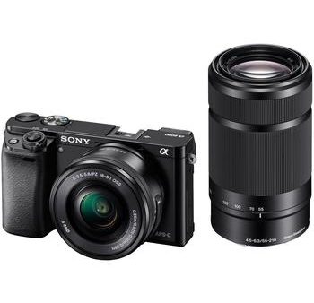 SONY Alpha ILCE-6000Y b Mirrorless Camera Body with Dual Lens Supply