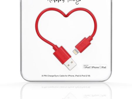 Lightning Charge Sync Cable - Red For Cheap