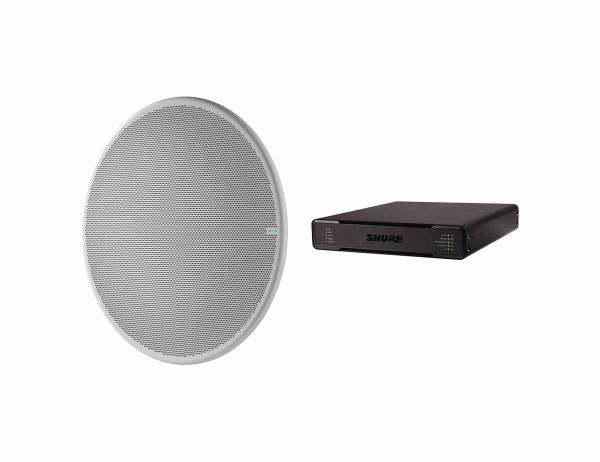 Shure MXA920 Conferencing Room Bundle Contains Ceiling Mic Array and P300-IMX Processor for Enhanced Audio Conferencing Online now