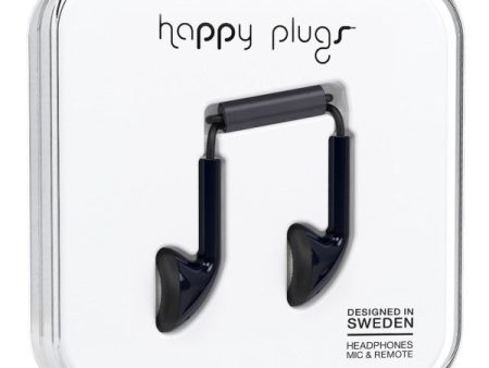 Happy Plugs EarBud (Black) For Discount