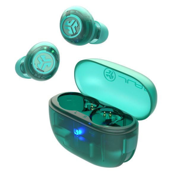 Go Pop ANC True Wireless Earbuds Transparent Teal For Cheap