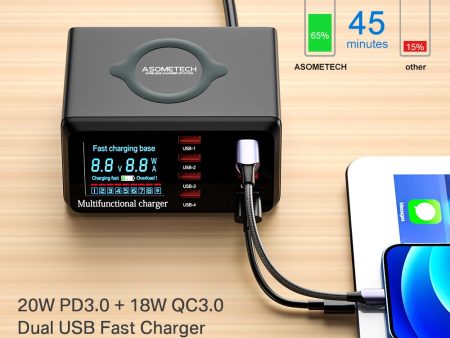 100W 8 Ports USB Charge Station Online Sale