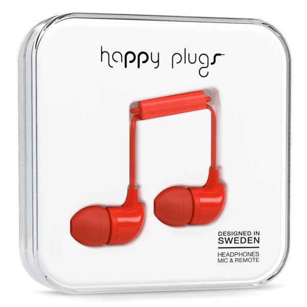 Happy Plugs In-Ear (Red) Cheap