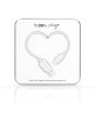 Happy Plugs Micro-USB Charge Sync Cable - White Online