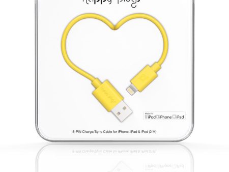 Lightning Charge Sync Cable - Yellow Hot on Sale