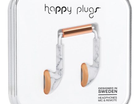 Happy Plugs Earbud - Carara Marble (UNIK Edition) Discount