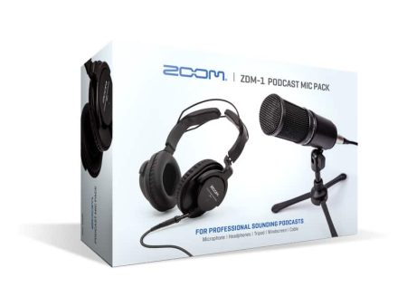 Zoom ZDM-1 Podcast Microphone Pack - ZDM1P Online Sale