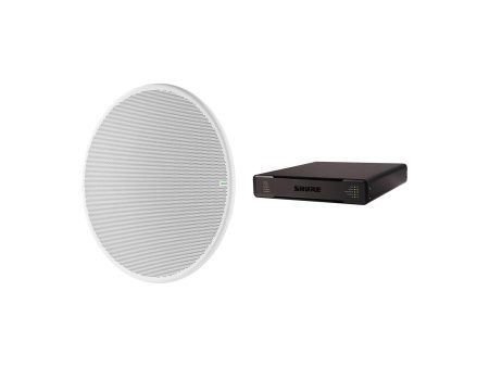 Shure MXA920 Conferencing Room Bundle Contains Ceiling Mic Array and P300-IMX Processor for Enhanced Audio Conferencing Online now