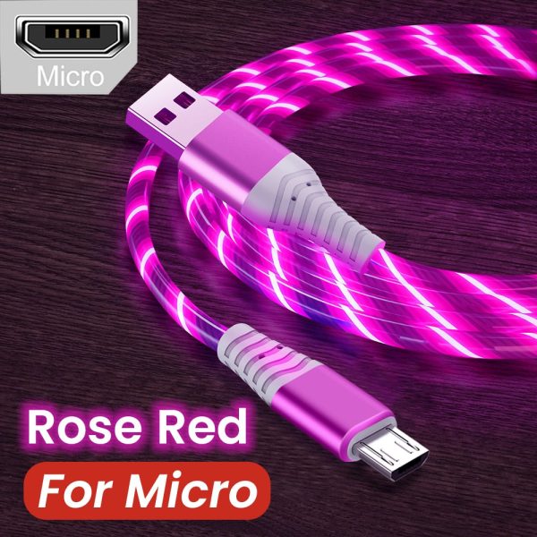 7A 100W Flow Luminous USB Type C Cable p4a Online Sale