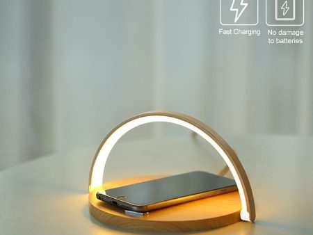 10W Qi Fast Wireless Charger Table Lamp Online now