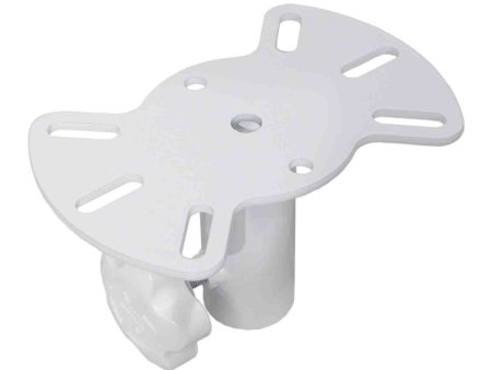 B-Stock: ProX X-SSMPWH, Speaker Stand Mounting Plate for Speakers and Moving Head - White Hot on Sale