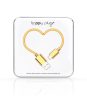 Happy Plugs Micro-USB Charge Sync Cable - Gold (Deluxe Edition) Supply