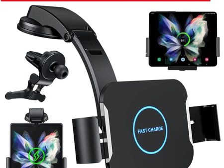 15W Car Wireless Charger For Fold Tablet Online now