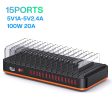 100W Multi USB Charger Hot on Sale