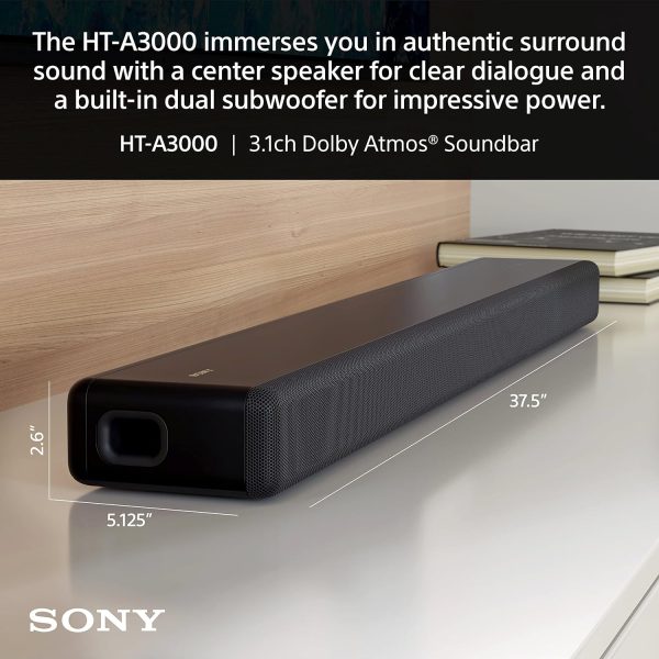 Sony HT-A3000 A Series Premium Soundbar 3.1Ch With Dolby Atmos Online now