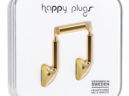 Happy Plugs Earbud - Gold (Deluxe Edition) For Discount