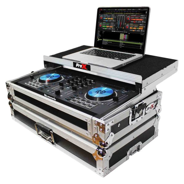 B-Stock: ProX X-MXTPRO3LT Flight Case for Numark MixTrack 3 Pro 3 and Platinum Digital Controller with Laptop Shelf Online now