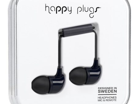 Happy Plugs In-Ear (Black) Fashion