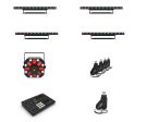 Chauvet DJ Linear Wash Lights DJ Lighting Package with Swarm 5 FX ILS, USB Transceivers and Lighting Controller For Discount