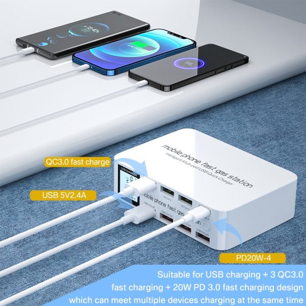 100W USB Charging Station Hot on Sale