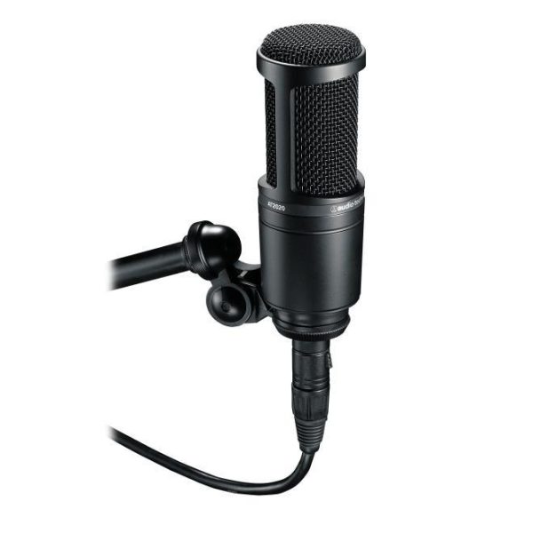 Live Streaming and Recording with Audient EVO 4 and AT2020 Microphone Bundle and Tabletop Mic Stand X4A Sale