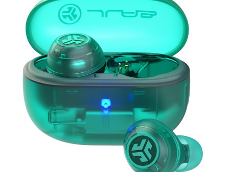 Go Pop ANC True Wireless Earbuds Transparent Teal For Cheap