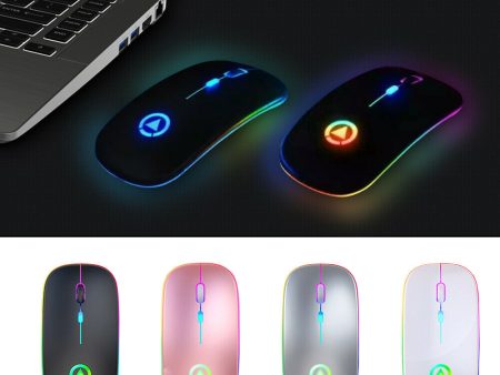 2.4GHz RGB Wireless USB Rechargeable Mouse Online