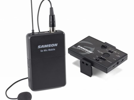 Samson Go Mic Mobile Lavalier Wireless System with LM8 Lavalier and Belt Pack Transmitter Discount