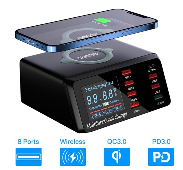 100W 8 Ports USB Charge Station Online Sale