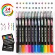 12-color Outline Metallic Markers Hot on Sale