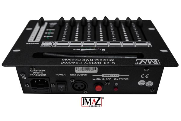 B-Stock: JMAZ JZ6001 Battery Powered D-24 Wireless DMX Controller With 24 Channel and 20 Hour Battery Life Online now