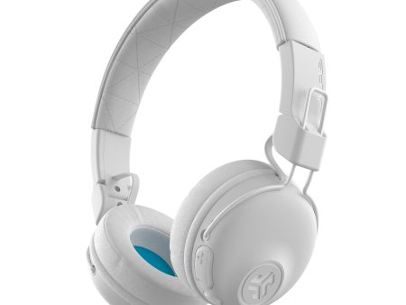 JLab Studio Wireless On-Ear Headphones White For Sale