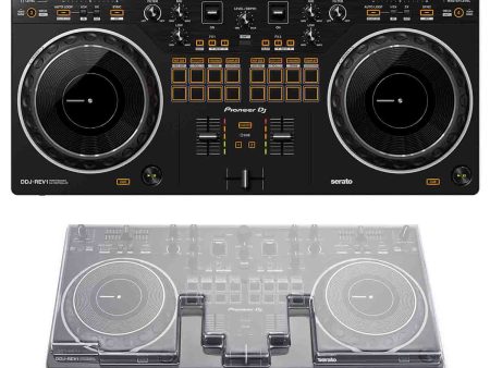 Pioneer DJ Controller Package with DDJ-REV1 Controller and Decksaver Cover For Discount