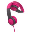 JBuddies Folding Gen 2 Kids Headphones Pink Gray on Sale