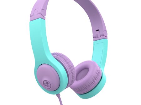 JBuddies Folding Gen 2 Kids Headphones Pink Teal Discount